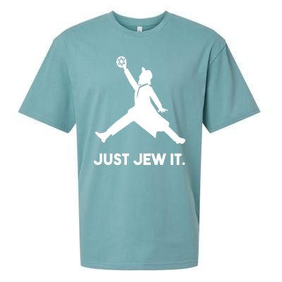 Just Jew It Funny Jewish Sueded Cloud Jersey T-Shirt