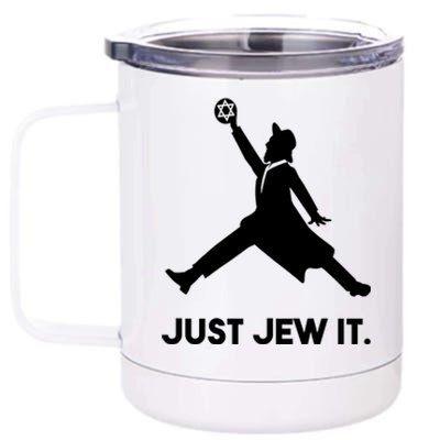 Just Jew It Funny Jewish 12 oz Stainless Steel Tumbler Cup