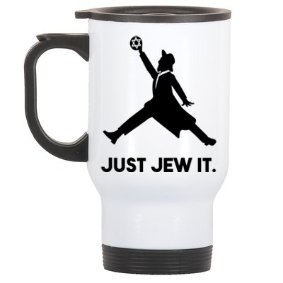 Just Jew It Funny Jewish Stainless Steel Travel Mug