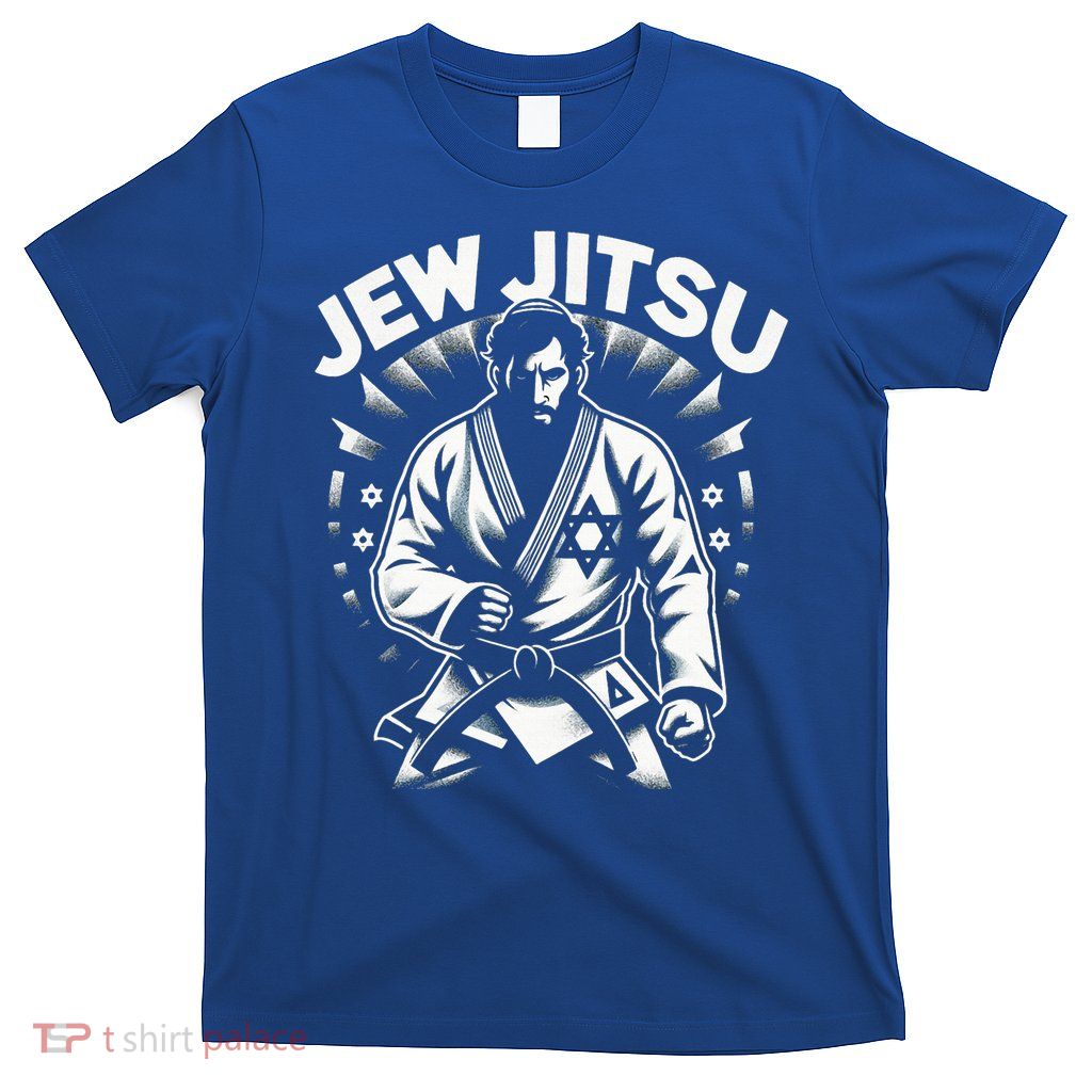 Jew Jitsu  Israeli Man Jiu Jitsu Fighter  Funny Jewish  T-Shirt