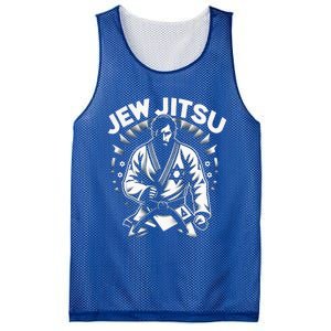 Jew Jitsu  Israeli Man Jiu Jitsu Fighter  Funny Jewish  Mesh Reversible Basketball Jersey Tank