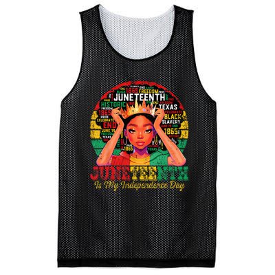 Juneteenth  Juneteenth Is My Independence Day Mesh Reversible Basketball Jersey Tank