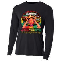 Juneteenth  Juneteenth Is My Independence Day Cooling Performance Long Sleeve Crew