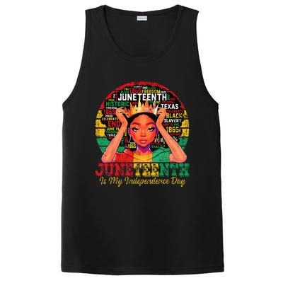 Juneteenth  Juneteenth Is My Independence Day PosiCharge Competitor Tank