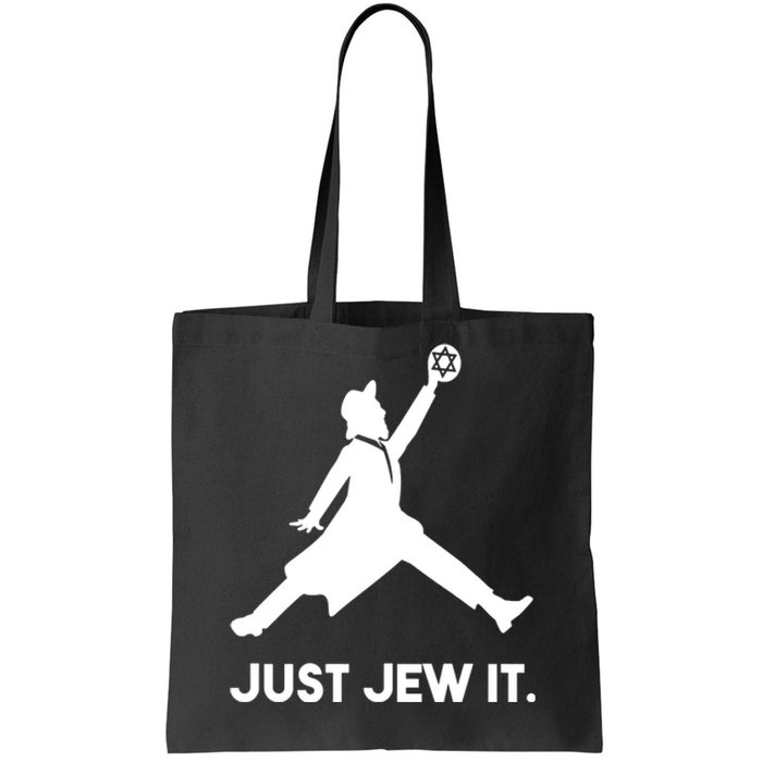 Just Jew It Basketball Funny Tote Bag