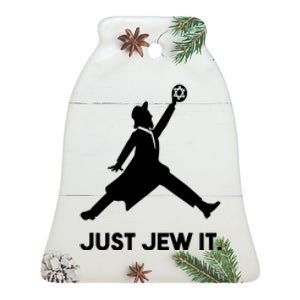 Just Jew It Basketball Funny Ceramic Bell Ornament