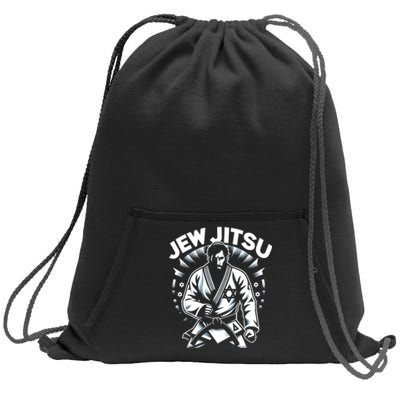 Jew Jitsu Israeli Man Jiu Jitsu Fighter Funny Jewish Sweatshirt Cinch Pack Bag