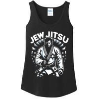 Jew Jitsu Israeli Man Jiu Jitsu Fighter Funny Jewish Ladies Essential Tank