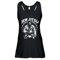 Jew Jitsu Israeli Man Jiu Jitsu Fighter Funny Jewish Ladies Essential Flowy Tank