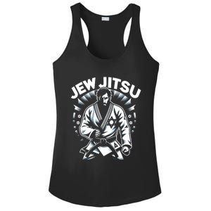 Jew Jitsu Israeli Man Jiu Jitsu Fighter Funny Jewish Ladies PosiCharge Competitor Racerback Tank