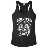 Jew Jitsu Israeli Man Jiu Jitsu Fighter Funny Jewish Ladies PosiCharge Competitor Racerback Tank