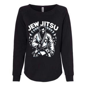 Jew Jitsu Israeli Man Jiu Jitsu Fighter Funny Jewish Womens California Wash Sweatshirt