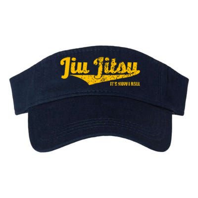 Jiu Jitsu It's How I Roll , BJJ Grappling MMA Valucap Bio-Washed Visor