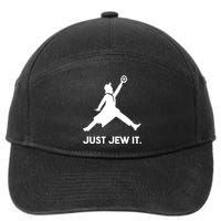 Just Jew It Funny Jewish 7-Panel Snapback Hat