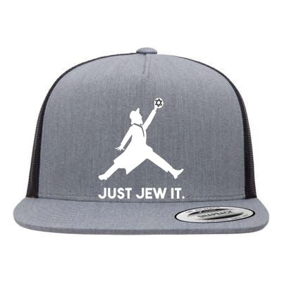 Just Jew It Funny Jewish Flat Bill Trucker Hat