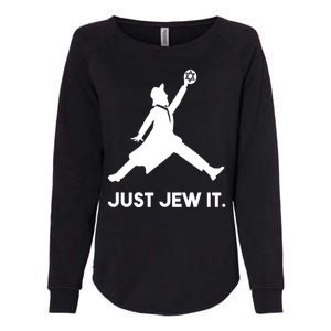 Just Jew It Funny Jewish Womens California Wash Sweatshirt