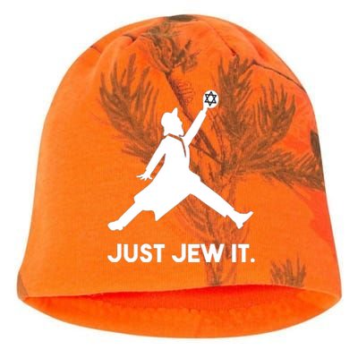 Just Jew It Funny Jewish Kati - Camo Knit Beanie