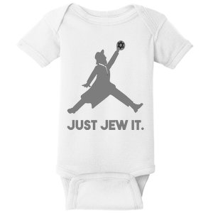 Just Jew It Funny Jewish Baby Bodysuit