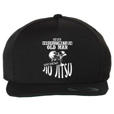 Jiu Jitsu Wool Snapback Cap