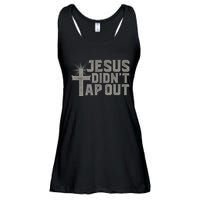 Jiu Jitsu Jesus Faith Christian Jesus Didn't Tap Out Ladies Essential Flowy Tank