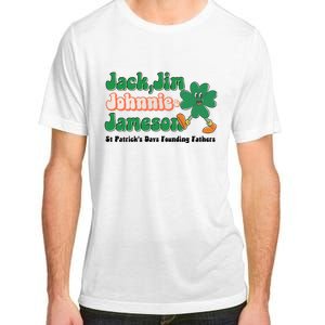 Jack Jim Johnnie And Jameson St Patrick's Day Founding Father Dinking Team Adult ChromaSoft Performance T-Shirt