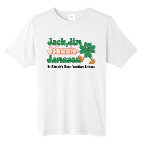 Jack Jim Johnnie And Jameson St Patrick's Day Founding Father Dinking Team Tall Fusion ChromaSoft Performance T-Shirt