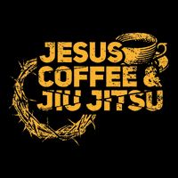 Jesus Jiu Jitsu & Coffee For Christian Martial Arts Fan Cooling Performance Crew T-Shirt