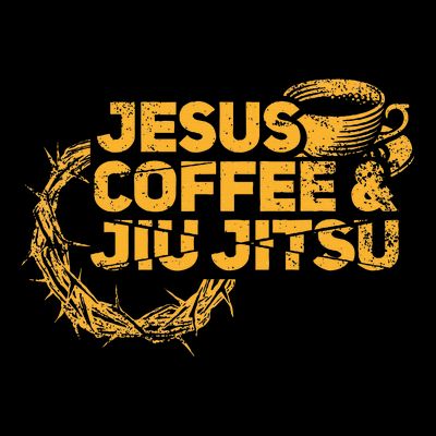 Jesus Jiu Jitsu & Coffee For Christian Martial Arts Fan T-Shirt