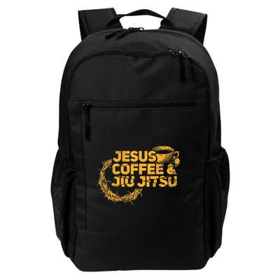 Jesus Jiu Jitsu & Coffee For Christian Martial Arts Fan Backpack