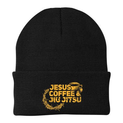 Jesus Jiu Jitsu & Coffee For Christian Martial Arts Fan Beanie