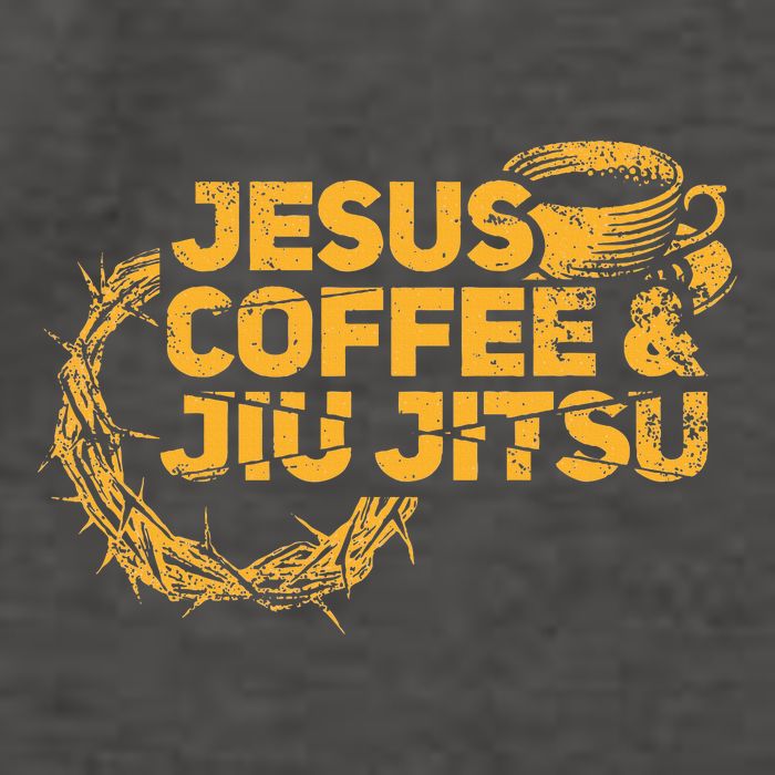 Jesus Jiu Jitsu & Coffee For Christian Martial Arts Fan Vector Backpack