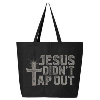 Jiu Jitsu Jesus Faith Christian Jesus DidnT Tap Out 25L Jumbo Tote