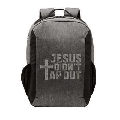 Jiu Jitsu Jesus Faith Christian Jesus DidnT Tap Out Vector Backpack