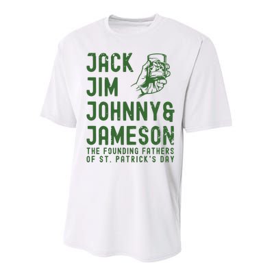 Jack Jim Johnny & Jameson St. PatrickS Day Performance Sprint T-Shirt