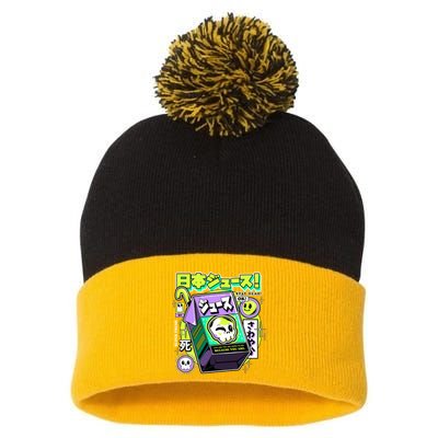 Japanese Juice Pom Pom 12in Knit Beanie