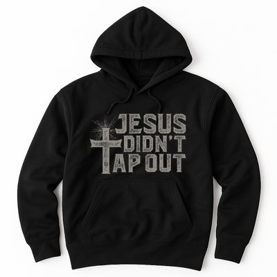 Jiu Jitsu Jesus Faith Christian Jesus DidnT Tap Out Hoodie