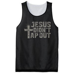 Jiu Jitsu Jesus Faith Christian Jesus DidnT Tap Out Mesh Reversible Basketball Jersey Tank