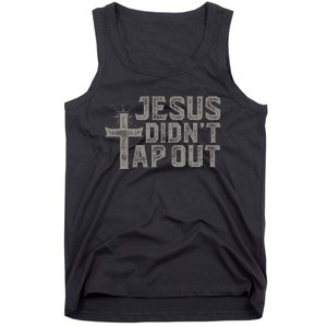 Jiu Jitsu Jesus Faith Christian Jesus DidnT Tap Out Tank Top