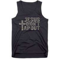 Jiu Jitsu Jesus Faith Christian Jesus DidnT Tap Out Tank Top