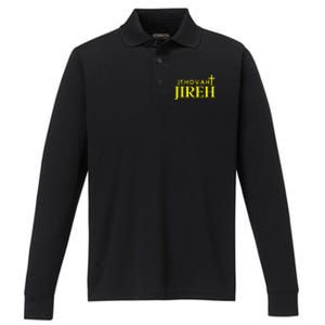 Jehovah Jireh Performance Long Sleeve Polo