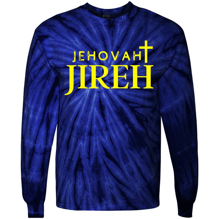 Jehovah Jireh Tie-Dye Long Sleeve Shirt