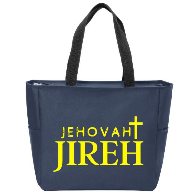 Jehovah Jireh Zip Tote Bag