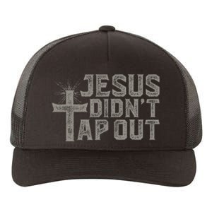 Jiu Jitsu Jesus Faith Christian Jesus DidnT Tap Out Yupoong Adult 5-Panel Trucker Hat