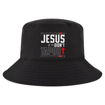 Jiu Jitsu Jesus Faith Christian Jesus DidnT Tap Out Cool Comfort Performance Bucket Hat