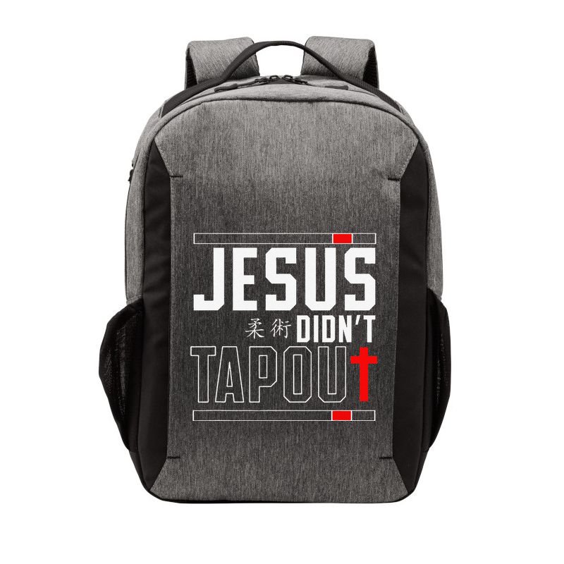 Jiu Jitsu Jesus Faith Christian Jesus DidnT Tap Out Vector Backpack