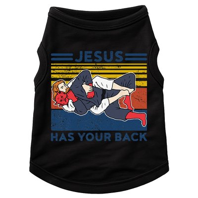 Jiu Jitsu Jesus Has Your Back BJJ MMA Jujitsu Doggie Tank