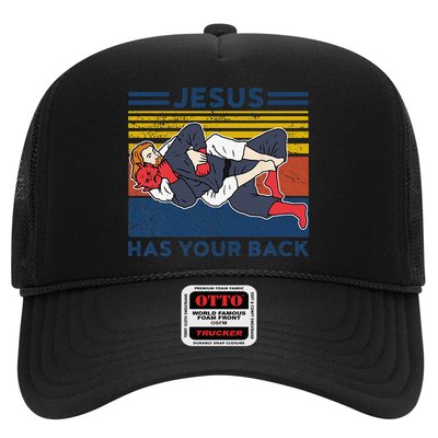 Jiu Jitsu Jesus Has Your Back BJJ MMA Jujitsu Trucker Hat