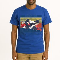 Jiu Jitsu Jesus Has Your Back BJJ MMA Jujitsu Tall T-Shirt