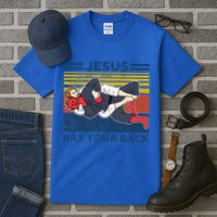 Jiu Jitsu Jesus Has Your Back BJJ MMA Jujitsu Tall T-Shirt