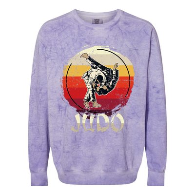 Judoka Judo Colorblast Crewneck Sweatshirt